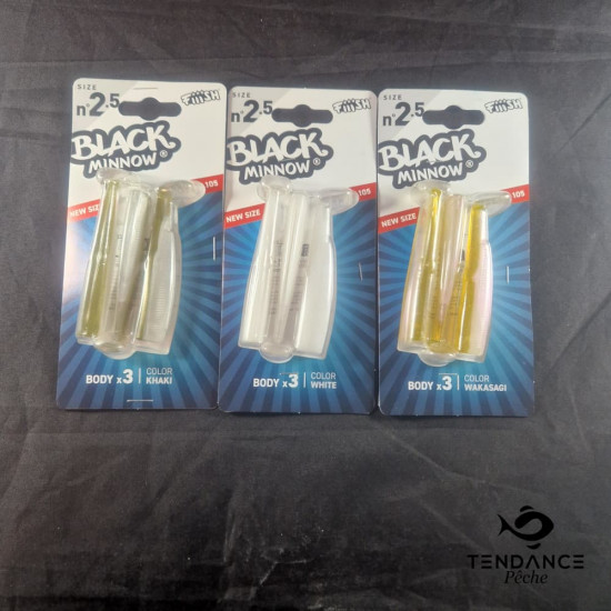 Corps black minnow taille...